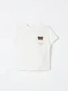 FENDI T-SHIRT FENDI KIDS COLOR WHITE,F80782001