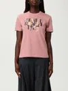 Fendi Closed Striped T-shirt In Pink