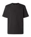 Fendi Monogrammed Geometric Pattern Crew Neck T-shirt In Black