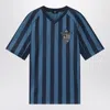Fendi Pequin Striped T-shirt In Blue