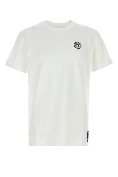 Fendi T-shirt In Cotone Bianco  Uomo In White