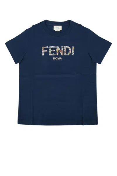 FENDI T-SHIRT JERSEY TINTO
