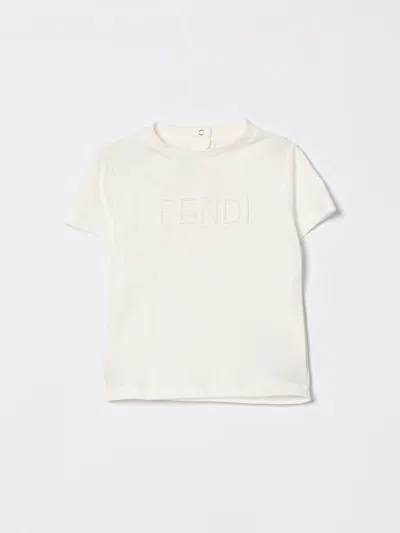 Fendi Babies' T-shirt Kids  In White