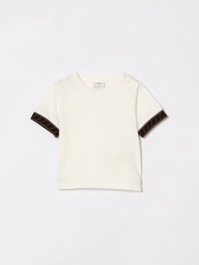 Fendi Babies' T-shirt Kids  In White