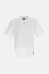 Fendi Ff-plaque Cotton T-shirt In White