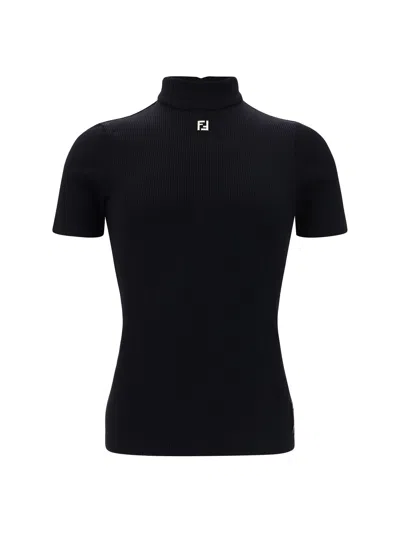 Fendi T-shirt In Black