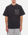 Fendi Crew-neck Cotton T-shirt In Black