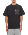 Fendi Crew-neck Cotton T-shirt In Grey