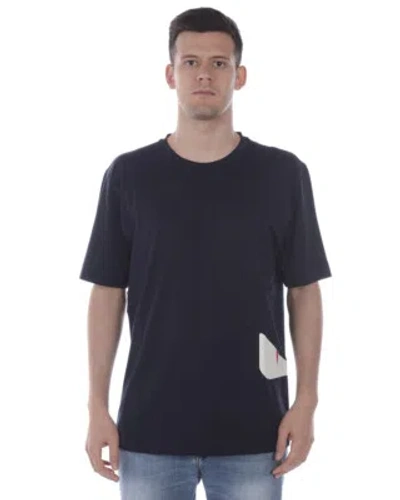 Pre-owned Fendi T-shirt Sweatshirt Italy Man Blue Fy0936 A7a6 F03lq Sz. Xxl Make Offer