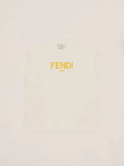 Fendi Kids' T-shirt T-shirt In White