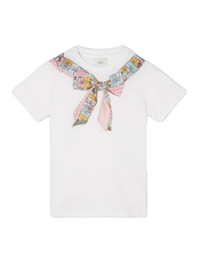 Fendi T Shirt In White