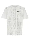 Fendi Embroidered-logo Cotton T-shirt In White