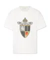 Fendi White T-shirt For Baby Boy With Crest In White