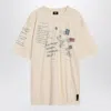 Fendi Graphic Print Crew Neck T-shirt In Neutral