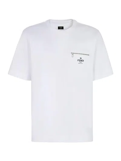 Fendi T-shirts In White