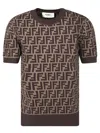 Fendi T-shirts In Brown