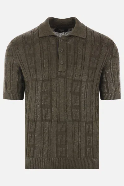 FENDI FENDI T-SHIRTS AND POLOS