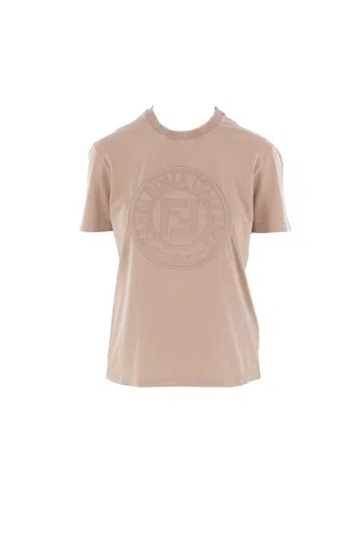 Fendi T-shirts And Polos In Neutral