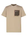 Fendi T-shirts And Polos In Beige
