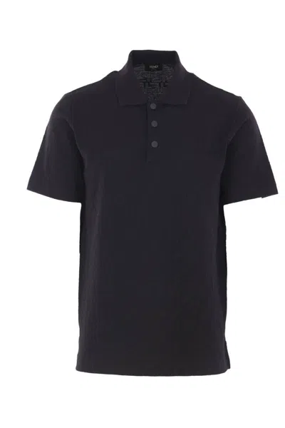 Fendi T-shirts And Polos In Black
