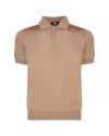 Fendi Wool Polo In Nut