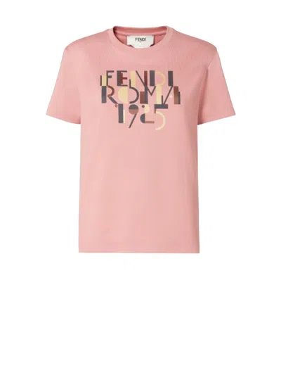 Fendi T-shirt In Pink