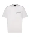 Fendi Ff Chest Pocket Cotton T-shirt In White