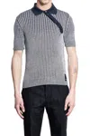 Fendi Polo In Misto Viscosa Stretch Ricamata  Uomo