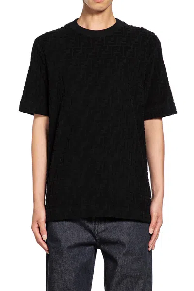 Fendi T-shirts & Tank Tops In Black