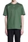 Fendi Ff Cotton Jersey Oversize T-shirt In Green