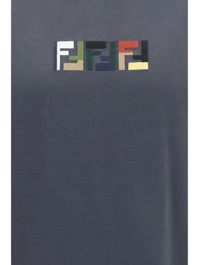 Fendi T-shirts In Blue | ModeSens