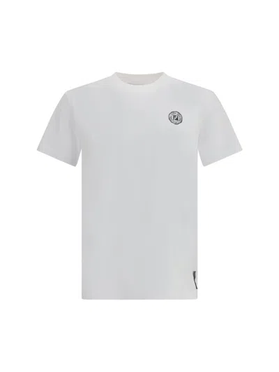Fendi Men Cotton T-shirt In White