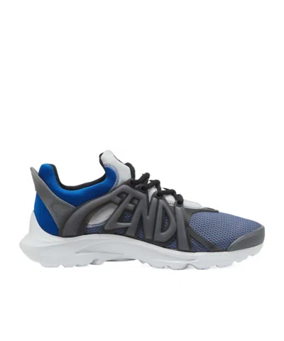 FENDI FENDI LOGO DETAILED LACE-UP SNEAKERS