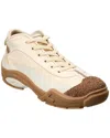 Fendi Sneaker Mid Top Con Lacci E Loop Sul Tallone In White