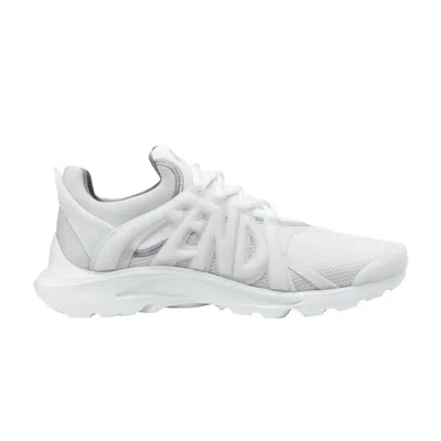 Pre-owned Fendi Tag Sneaker 'white'