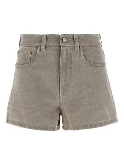FENDI FENDI TAILORED BROWN BERMUDA SHORTS