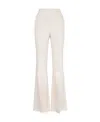 Fendi Tailored Gabardine Trousers In White