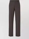 Fendi Tailored Trousers With Back Pockets And Belt Loops In Gray