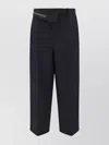 FENDI TAILORED TROUSERS WITH BELT LOOPS AND WIDE LEG