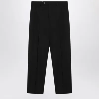 Fendi Tailored Wool Trousers In Black