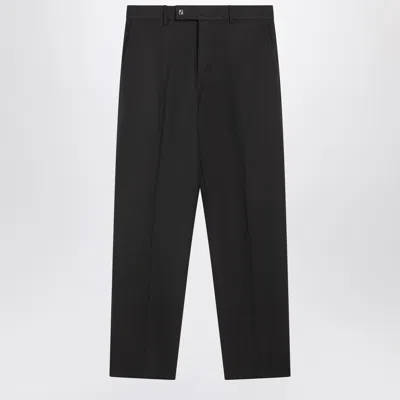 Fendi Tailored Wool Trousers In Brown