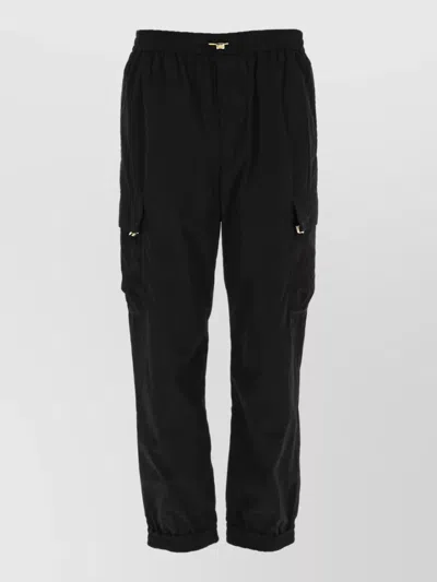 Fendi Technical Fabric Pants In Black