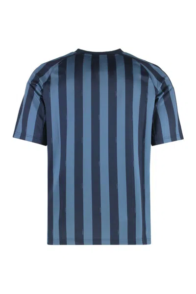 Fendi Techno Fabric T-shirt In Blue