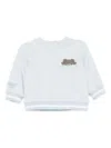Fendi Teddy-pocket Sweatshirt In Blue