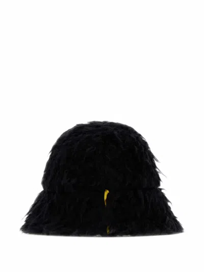 Fendi Teddy-effect Bucket Hat In Black