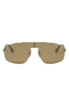 Fendi The  Sky Mask Sunglasses In Brown