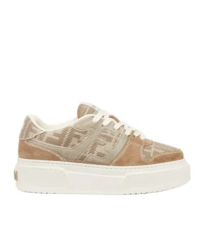 FENDI FENDI MATCH LACE-UP SNEAKERS
