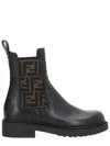 Fendi Thread Boots In Black