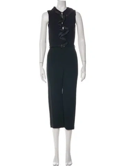Pre-owned Fendi Tie Neck Jumpsuit In Multicolor