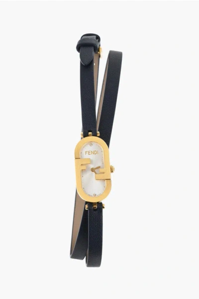 Fendi Timepieces Steel O'lock Watch With 0.02 Carat Diamonds